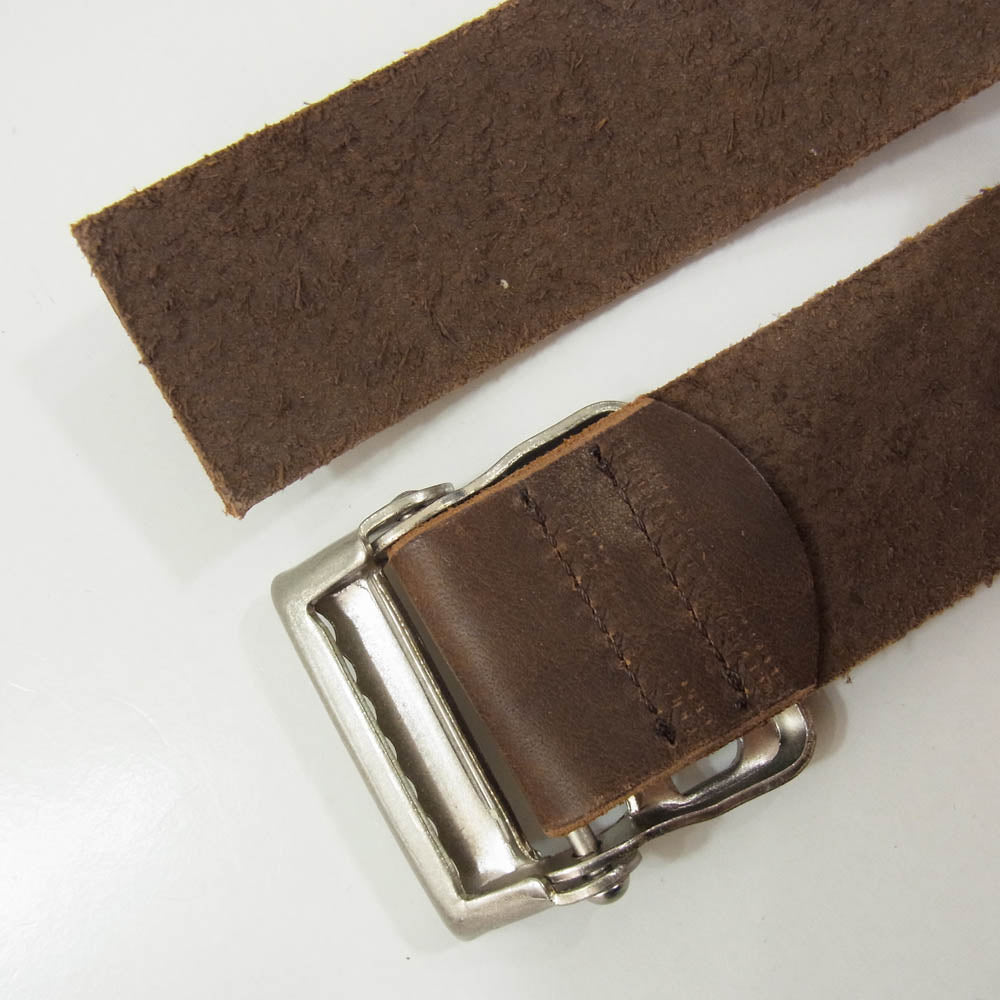 HYSTERIC GLAMOUR ヒステリックグラマー UP SIDE DOWN レザー ベルト ブラウン系【中古】