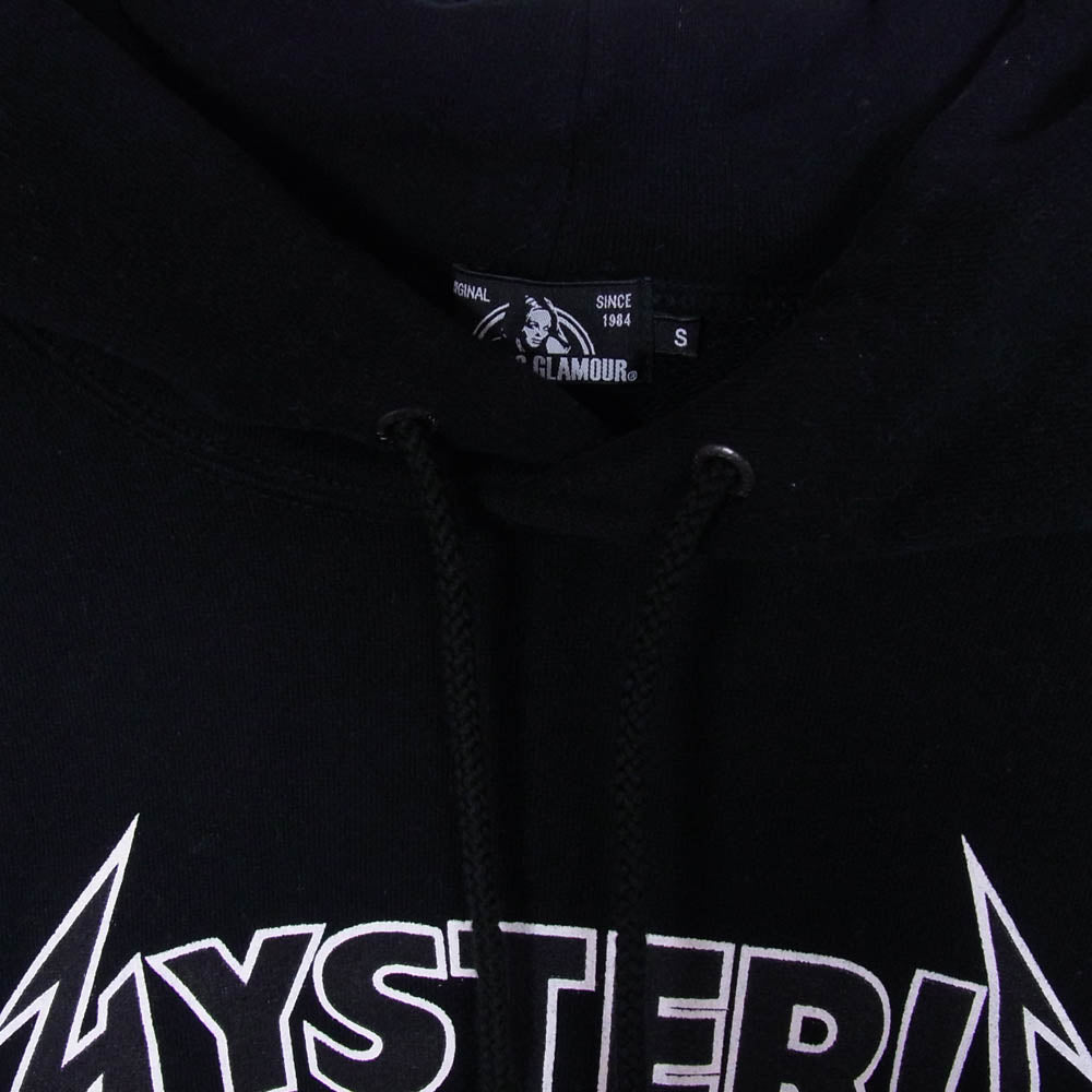 HYSTERIC GLAMOUR ヒステリックグラマー 02173CF07 METAL LOGO プリント プルオーバー パーカー ブラック系 S【中古】