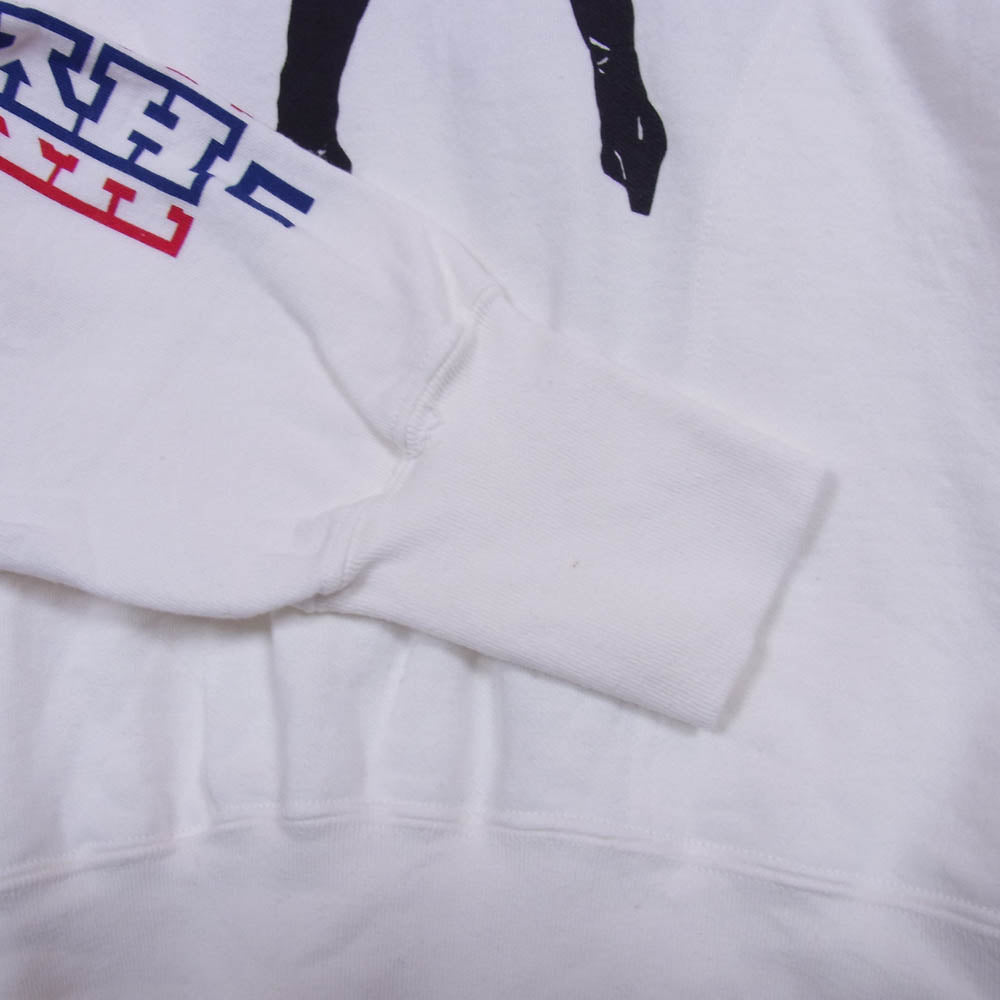 HYSTERIC GLAMOUR ヒステリックグラマー 02182CF04 VIXEN GIRL ガール プリント プルオーバー パーカー ホワイト系 M【中古】