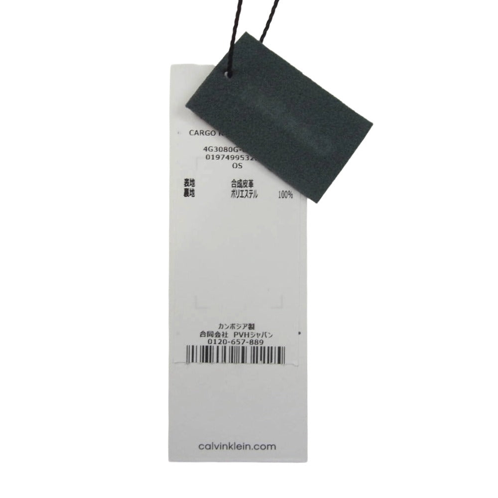 CALVIN KLEIN カルバンクライン CARGO REPORTER BAG カーゴ リポーター ショルダーバッグ クロスボディバッグ ブラック系【極上美品】【中古】