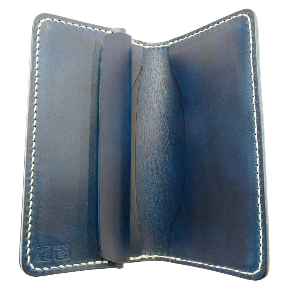 黒羽 クロウ 2nd別注 ロング ウォレット 長財布 ブルー系【極上美品】【中古】