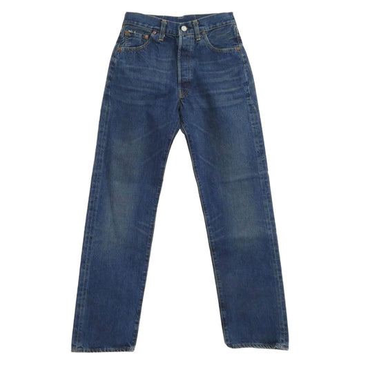 Levi's リーバイス 501-0099 90s USA製 バレンシア工場 555刻印 501XX 55年モデル デニム パンツ ジーンズ インディゴブルー系 W30【極上美品】【中古】