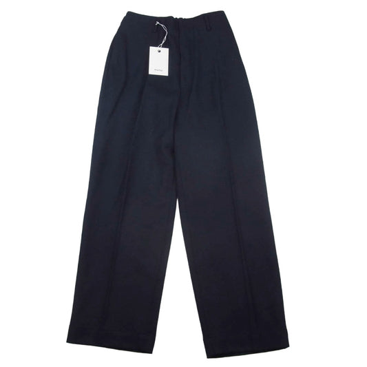 marka マーカ M22C-07PT02C テーパード ウール トラウザーズ パンツ ネイビー ネイビー系 2【極上美品】【中古】