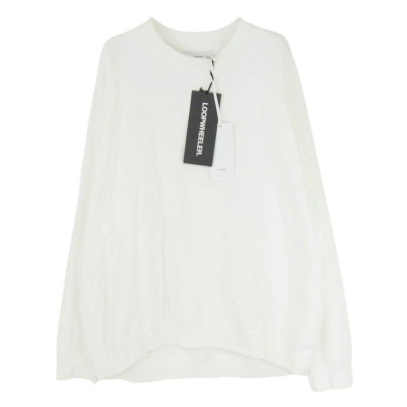 GRAPHPAPER グラフペーパー GU211-70172B LOOPWHEELER for GP Raglan Sweat ループウィラー ラグラン スウェット トレーナー オフホワイト系 2【中古】