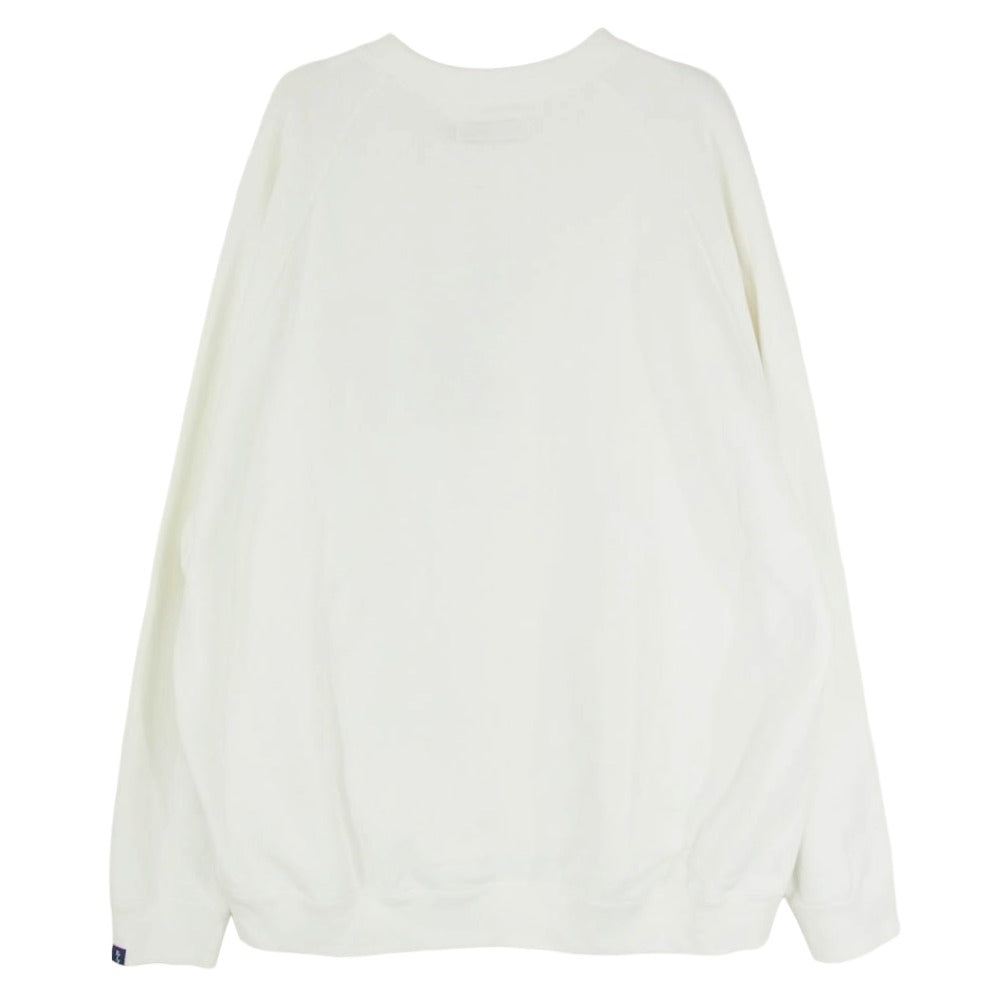 GRAPHPAPER グラフペーパー GU211-70172B LOOPWHEELER for GP Raglan Sweat ループウィラー ラグラン スウェット トレーナー オフホワイト系 2【中古】