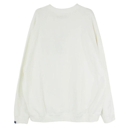 GRAPHPAPER グラフペーパー GU211-70172B LOOPWHEELER for GP Raglan Sweat ループウィラー ラグラン スウェット トレーナー オフホワイト系 2【中古】