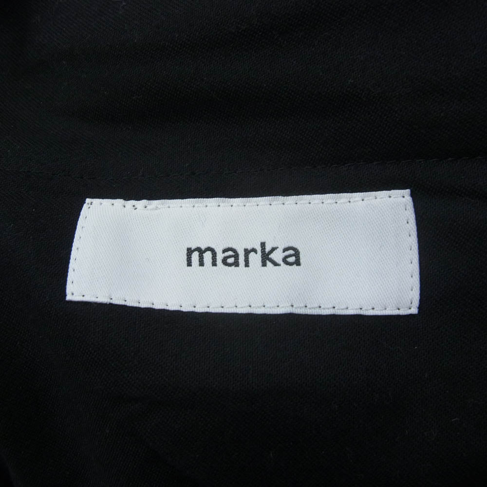 marka マーカ M22C-07PT02C テーパード ウール トラウザーズ パンツ ネイビー ネイビー系 1【中古】