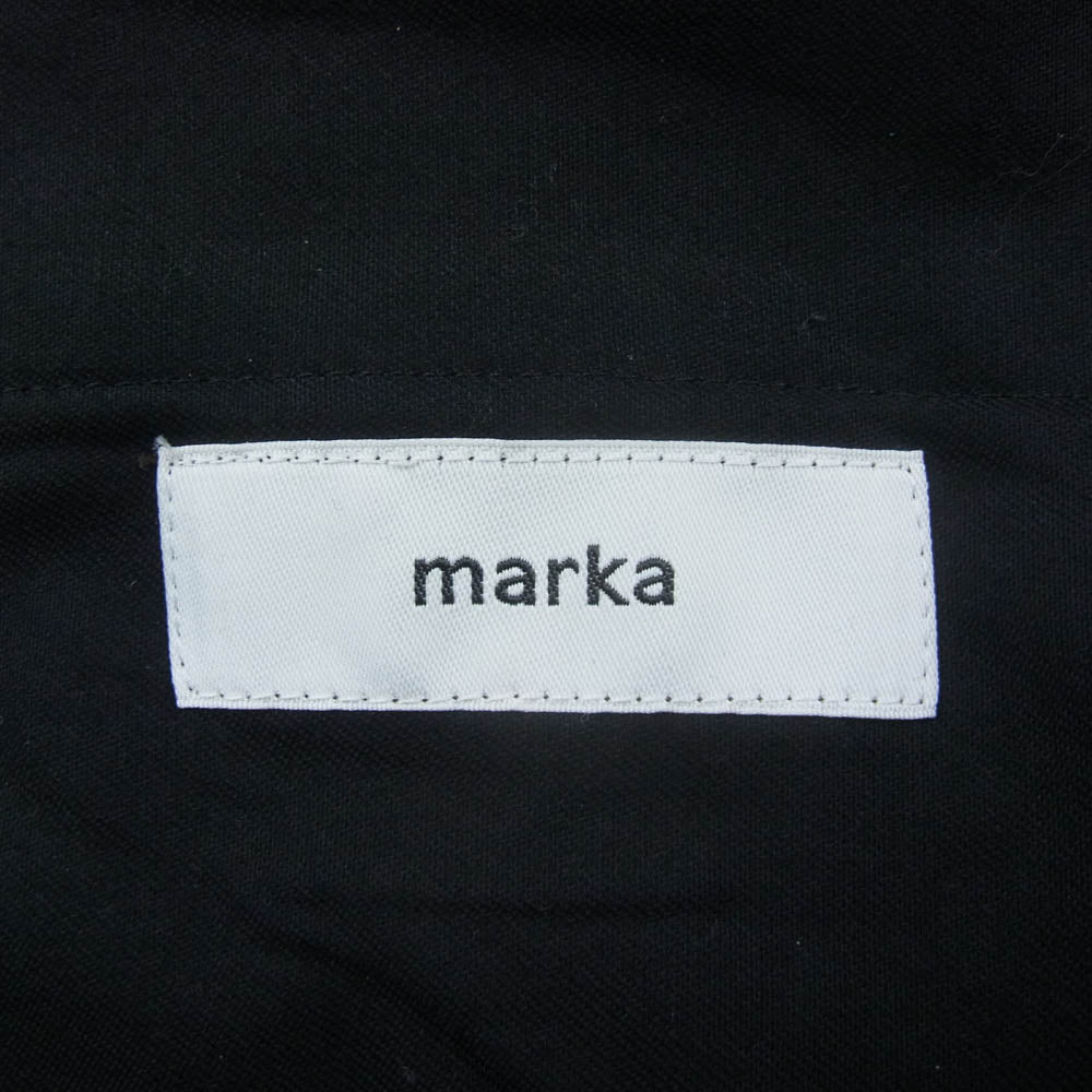 marka マーカ M22C-07PT02C STITCHLESS TROUSERS ステッチレス トラウザーズ ウール パンツ ネイビー ネイビー系 2【中古】