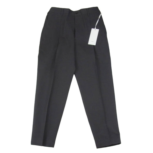 GRAPHPAPER グラフペーパー GM251-40170B Scale Off Wool Tapered Trousers スケールオフウール テーパード トラウザー パンツ グレー系 1【極上美品】【中古】
