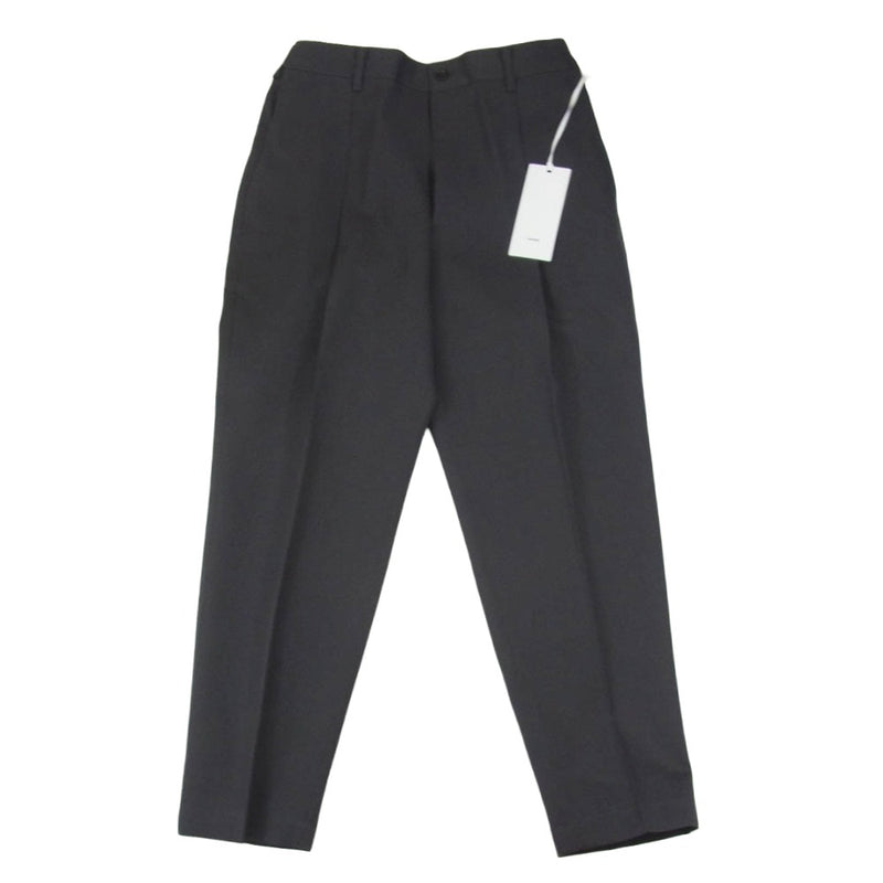 GRAPHPAPER グラフペーパー GM251-40170B Scale Off Wool Tapered Trousers スケールオフウール テーパード トラウザー パンツ グレー系 1【極上美品】【中古】