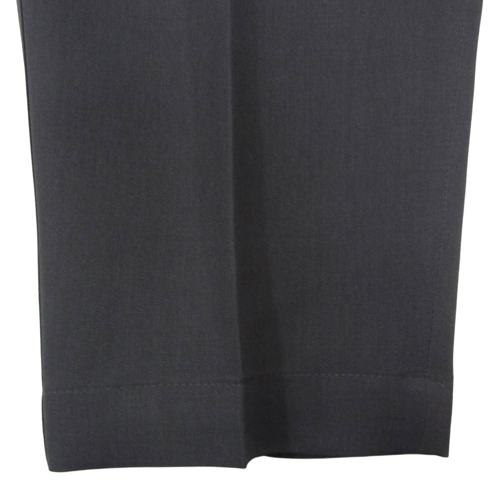 GRAPHPAPER グラフペーパー GM251-40170B Scale Off Wool Tapered Trousers スケールオフウール テーパード トラウザー パンツ グレー系 1【極上美品】【中古】