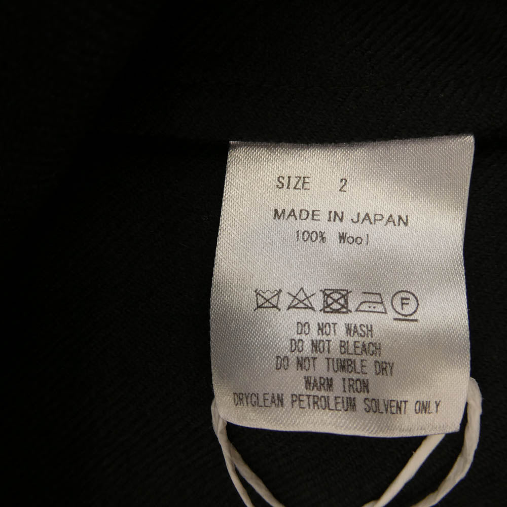 marka マーカ M22C-07JK01C W.B SHIRT JACKET ダブルブレステッド ウール シャツジャケット チャコールグレー グレー系 2【極上美品】【中古】