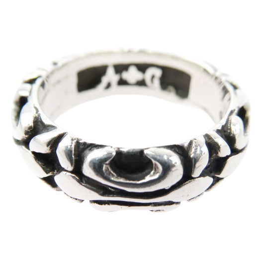 A&G エーアンドジー フレアバンド リング シルバー系 19.5号【中古】