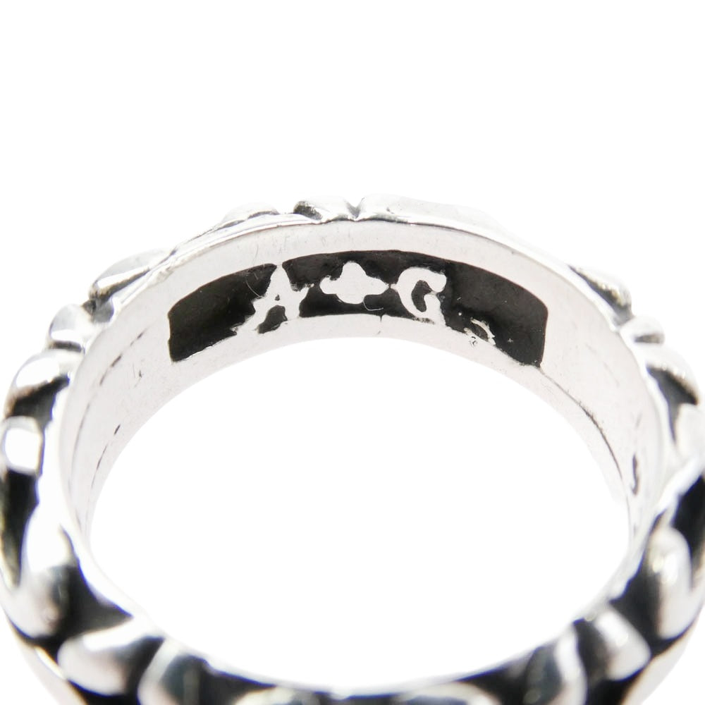 A&G エーアンドジー フレアバンド リング シルバー系 19.5号【中古】