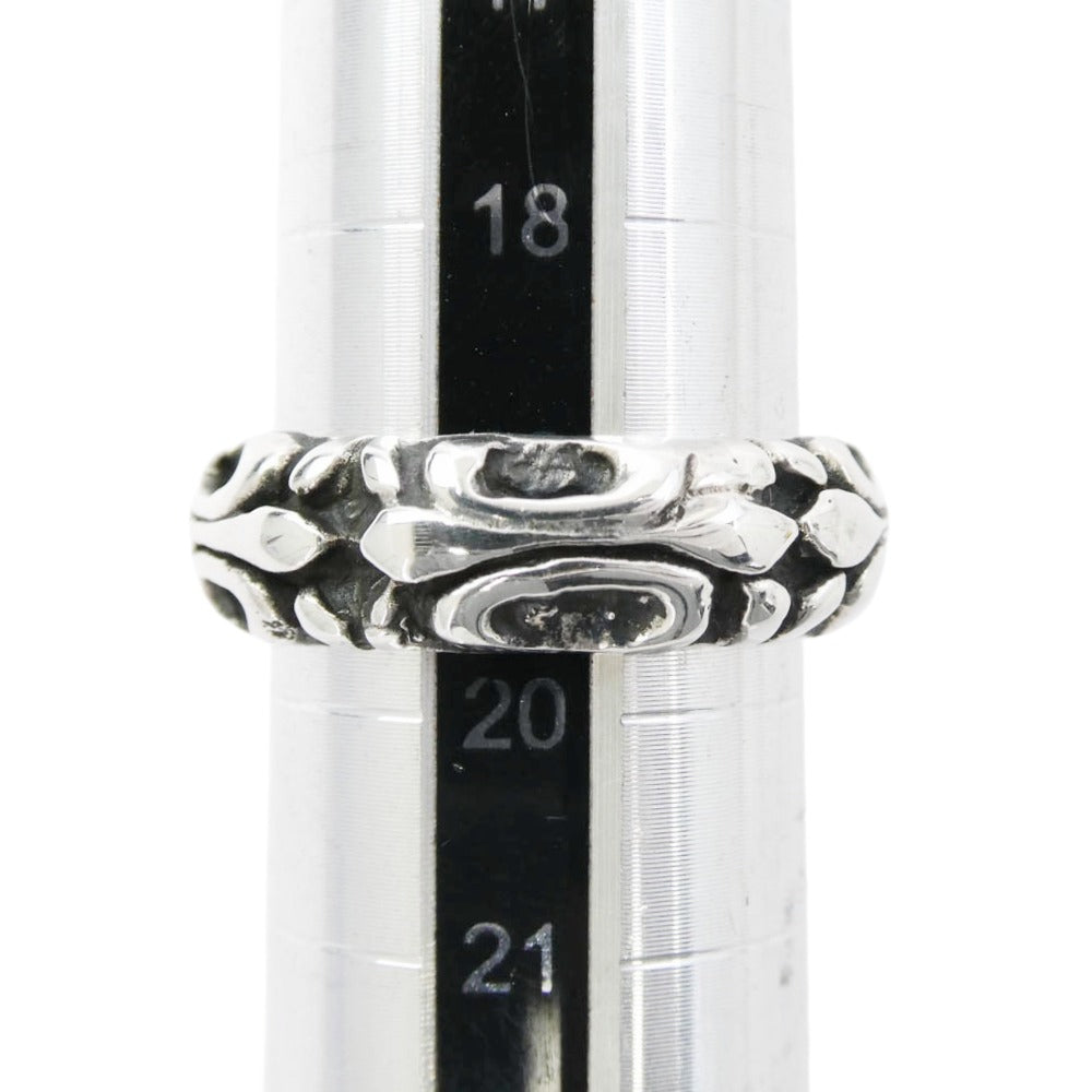 A&G エーアンドジー フレアバンド リング シルバー系 19.5号【中古