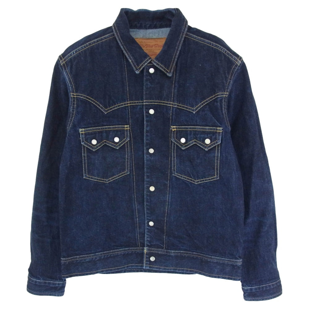 THE FLAT HEAD ザフラットヘッド OJ-D004 12oz デニム ウエスタンジャケット インディゴブルー系 38【中古】