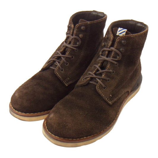 VISVIM ビズビム VIRGIL BOOTS-FORK スエード ブーツ ブラウン系 US9【中古】