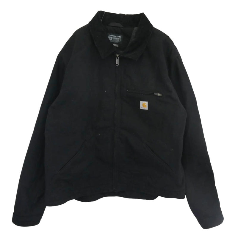 Carhartt カーハート OJ3828-M DUCK DETROIT JACKET BLANKET LINED ダック デトロイトジャケット ブラック系 XL【中古】