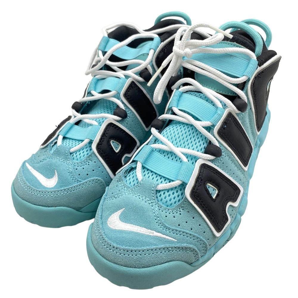 NIKE ナイキ CD0180-200 AIR MORE UPTEMPO GS エア モア アップテンポ モアテン スニーカー ブルー系 24cm【極上美品】【中古】