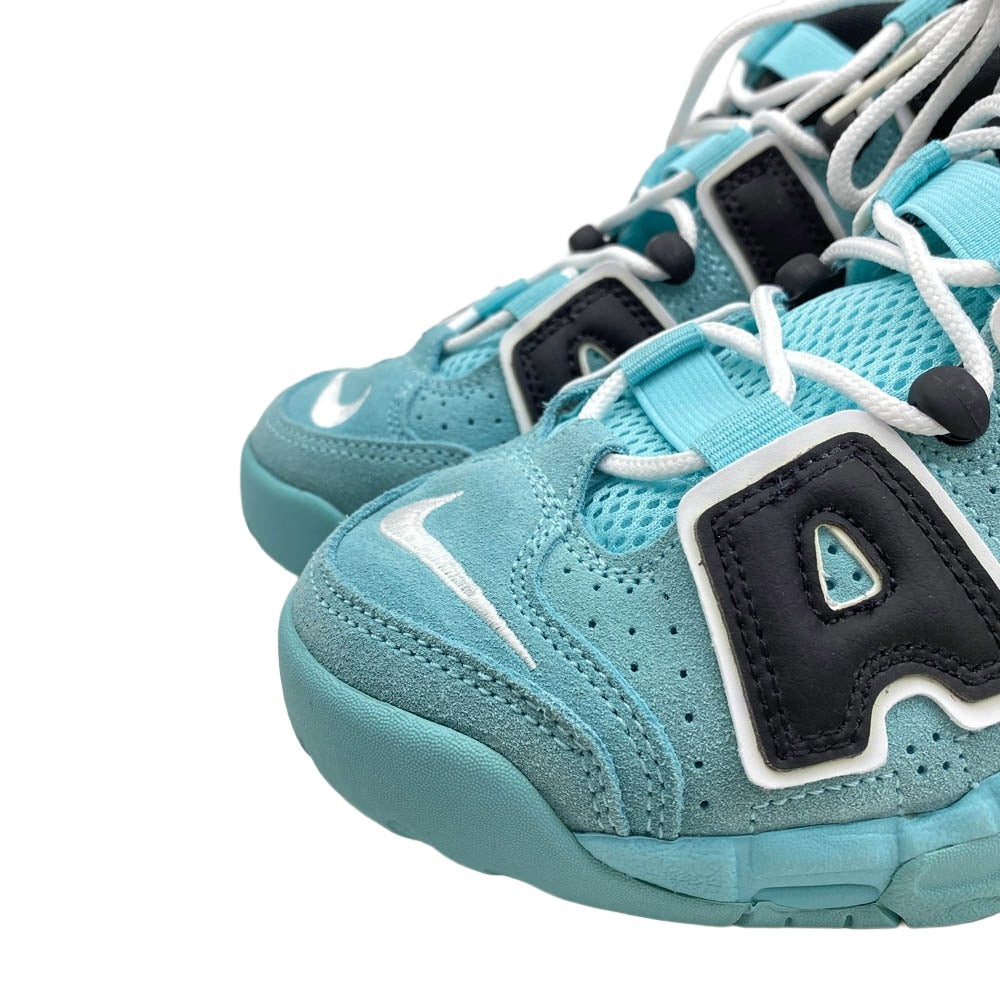 NIKE ナイキ CD0180-200 AIR MORE UPTEMPO GS エア モア アップテンポ モアテン スニーカー ブルー系 24cm【極上美品】【中古】