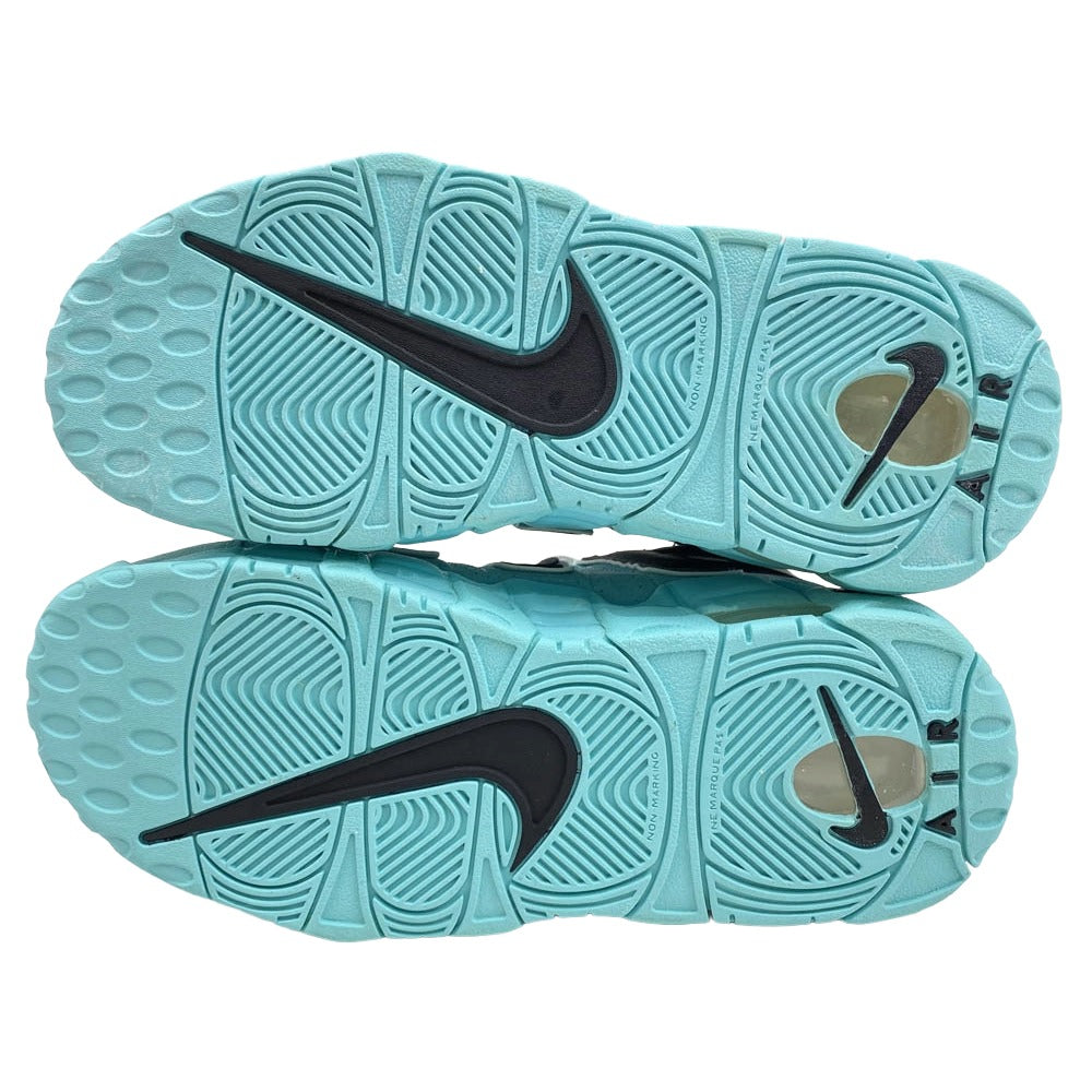 NIKE ナイキ CD0180-200 AIR MORE UPTEMPO GS エア モア アップテンポ モアテン スニーカー ブルー系 24cm【極上美品】【中古】