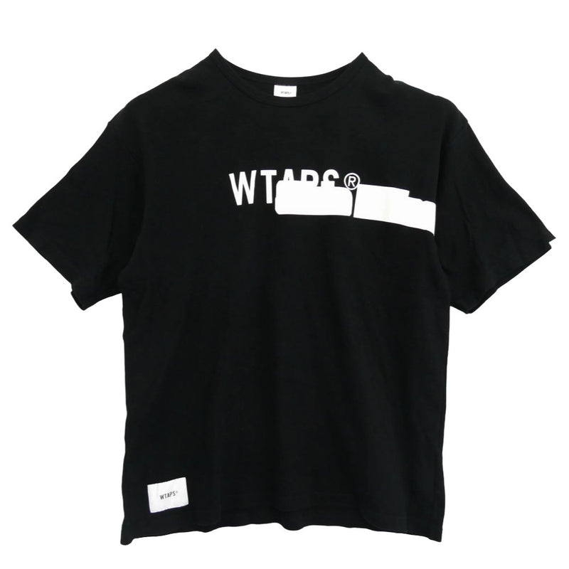 WTAPS ダブルタップス 19AW 192ATDT-CSM10 SIDE EFFECT DESIGN SS TEE サイド エフェクト デザイン ショートスリーブ 半袖 Tシャツ ブラック系 X 03【中古】