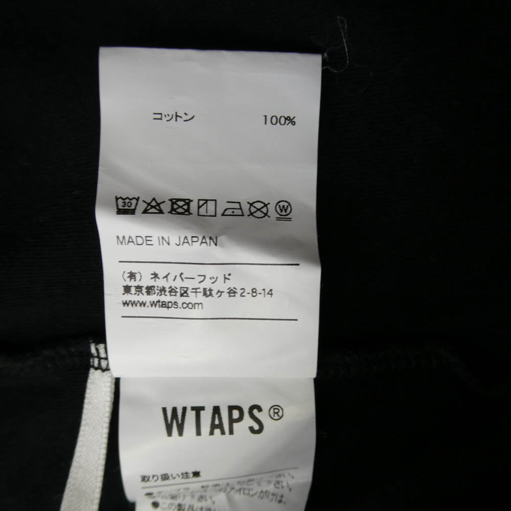 WTAPS ダブルタップス 19AW 192ATDT-CSM10 SIDE EFFECT DESIGN SS TEE サイド エフェクト デザイン ショートスリーブ 半袖 Tシャツ ブラック系 X 03【中古】