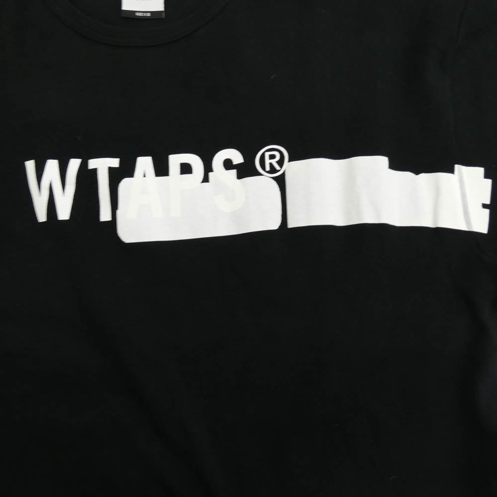 WTAPS ダブルタップス 19AW 192ATDT-CSM10 SIDE EFFECT DESIGN SS TEE サイド エフェクト デザイン ショートスリーブ 半袖 Tシャツ ブラック系 X 03【中古】
