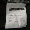 NEIGHBORHOOD ネイバーフッド 23AW 232UNNH-CSM04 BICOLOR CREWNECK LS バイカラー クルーネック 長袖 Tシャツ ツインアームフルロゴ プリント ロンT カットソー ブラック系 チャコール系 L【中古】