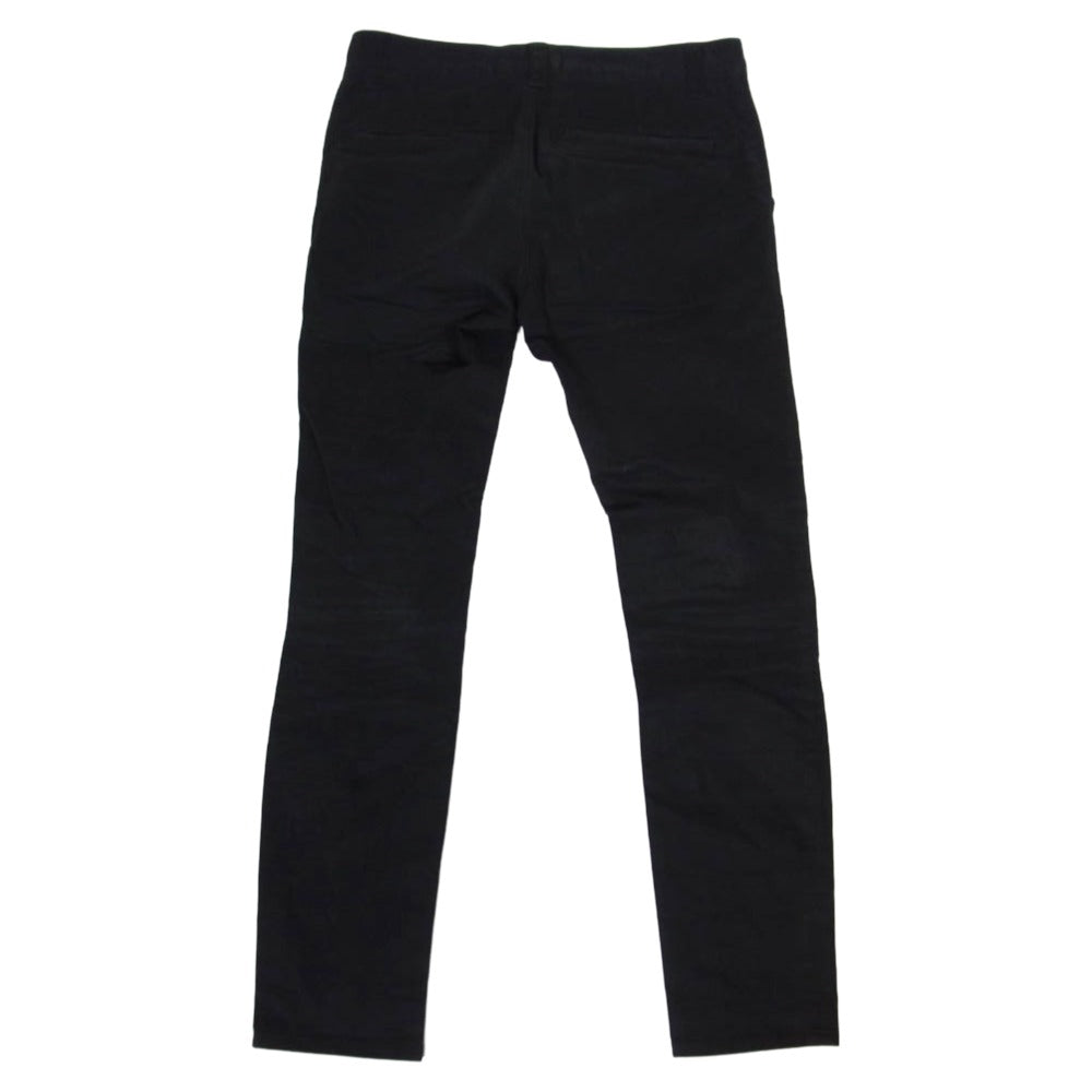 UNDERCOVER アンダーカバー 15AW UCP4506 NO BORDER期 ダメージ加工 ストレッチ クラッシュ パンツ ブラック系 1【中古】