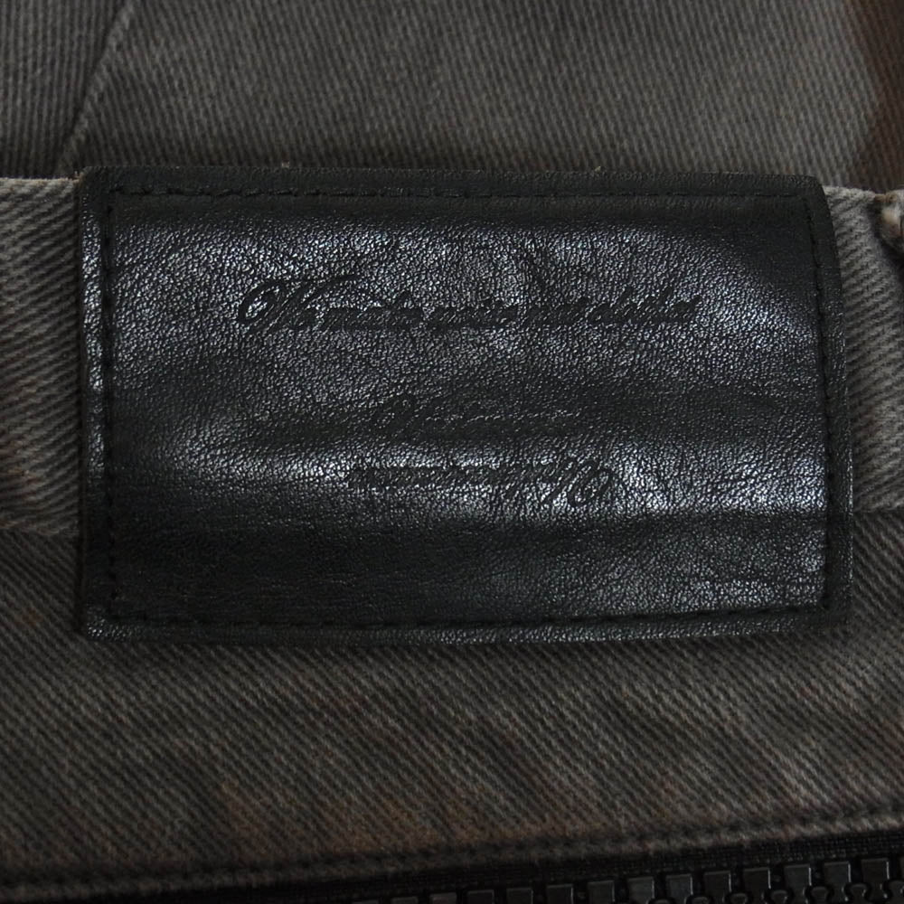 UNDERCOVER アンダーカバー M1510 ダメージ加工 ストレッチ クラッシュ ジップポケット スキニー ブラック デニム パンツ ブラック系 表記無し【中古】