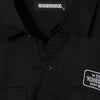 NEIGHBORHOOD ネイバーフッド 21SS 211TSNH-SHM01 CLASSIC WORK C-SHIRT クラシック コットン ワーク 長袖シャツ ブラック系 L【中古】
