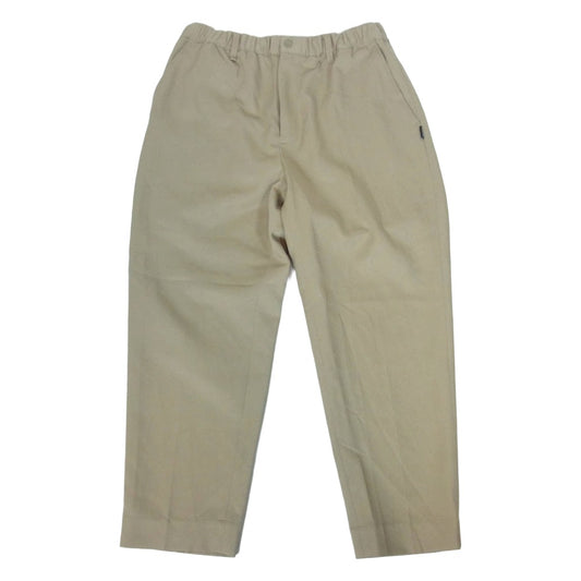 NEIGHBORHOOD ネイバーフッド 23SS 231AQNH-PTM04 TAPERED SILHOUETTE PANTS テーパード シルエット パンツ ベージュ系 L【中古】