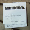 NEIGHBORHOOD ネイバーフッド 23SS 231AQNH-PTM04 TAPERED SILHOUETTE PANTS テーパード シルエット パンツ ベージュ系 L【中古】