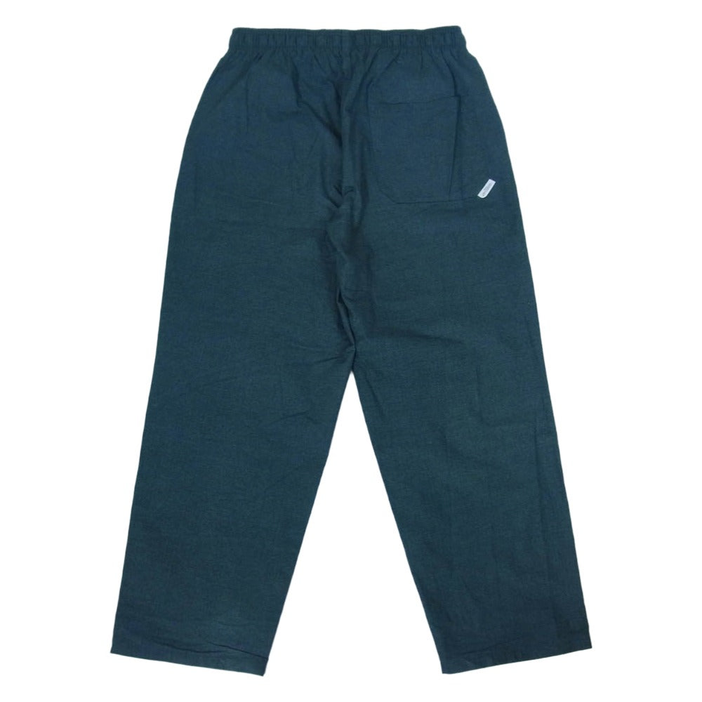 WTAPS ダブルタップス 23SS 231BRDT-PTM04 TROUSERS COTTON RIPSTOP トラウザーズ コットン リップストップ イージー パンツ グリーン系 2【中古】