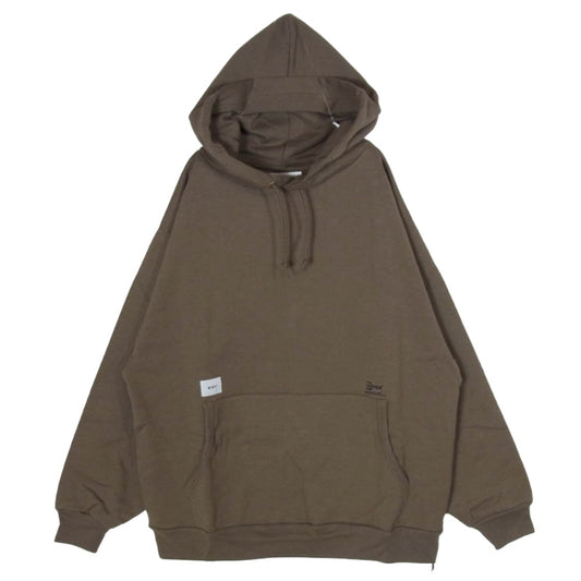 WTAPS ダブルタップス 20AW 202ATDT-CSM19 LLW HOODED スウェット パーカー フーディ ベージュ系 XL【新古品】【未使用】【中古】