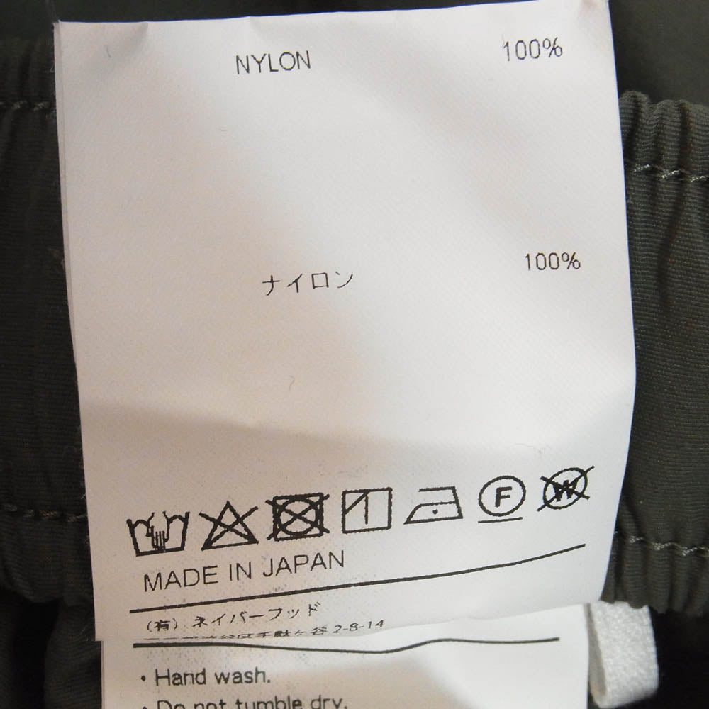 WTAPS ダブルタップス 20SS 201TQDT-PTM06 TRACKS TROUSERS トラック トラウザーズ ナイロン パンツ カーキ系 1【中古】