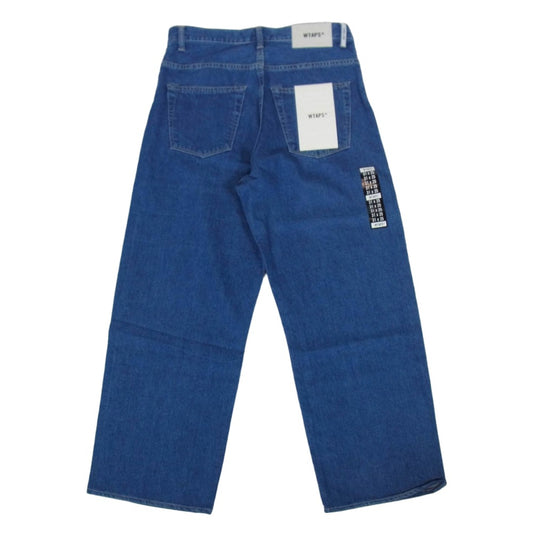 WTAPS ダブルタップス 22AW 222WVDT-PTM08 BLUES STRAIGHT TROUSERS ブルース ストレート トラウザーズ デニム パンツ ジーンズ インディゴブルー系 1【新古品】【未使用】【中古】