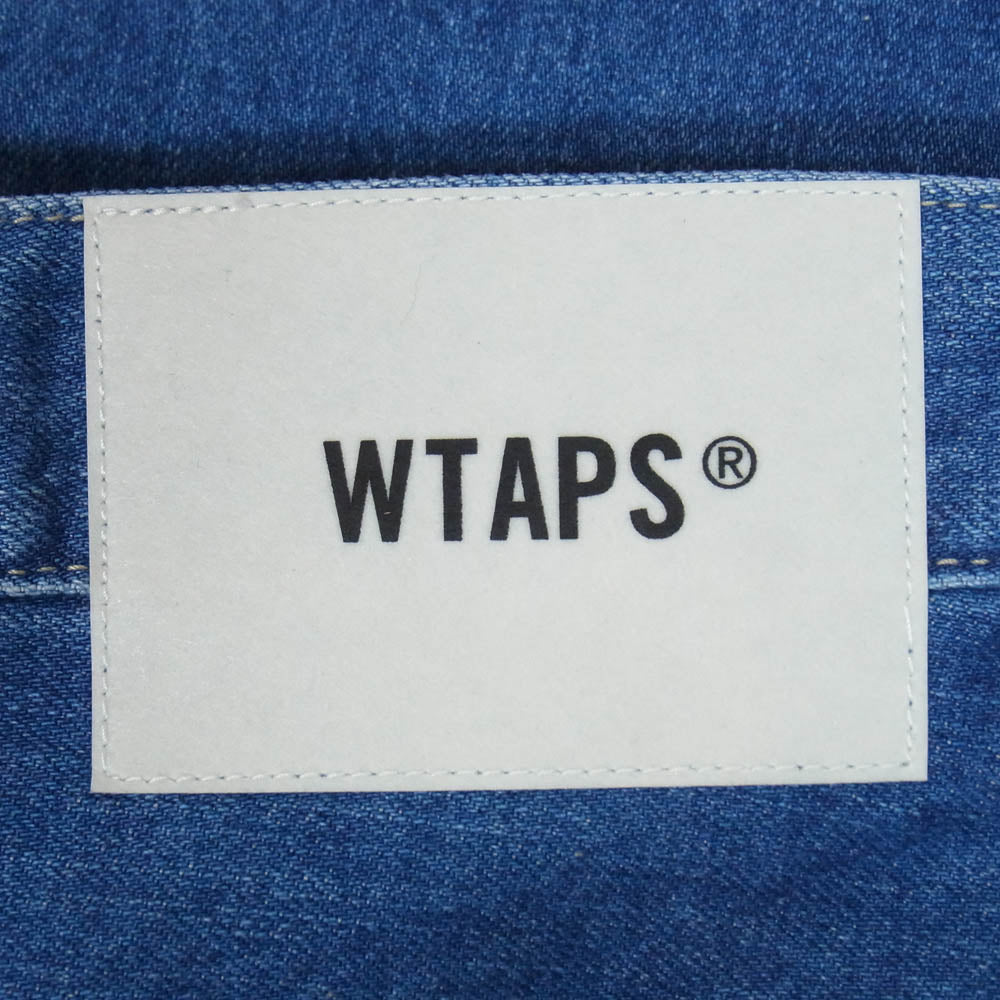 WTAPS ダブルタップス 22AW 222WVDT-PTM08 BLUES STRAIGHT TROUSERS ブルース ストレート トラウザーズ デニム パンツ ジーンズ インディゴブルー系 1【新古品】【未使用】【中古】
