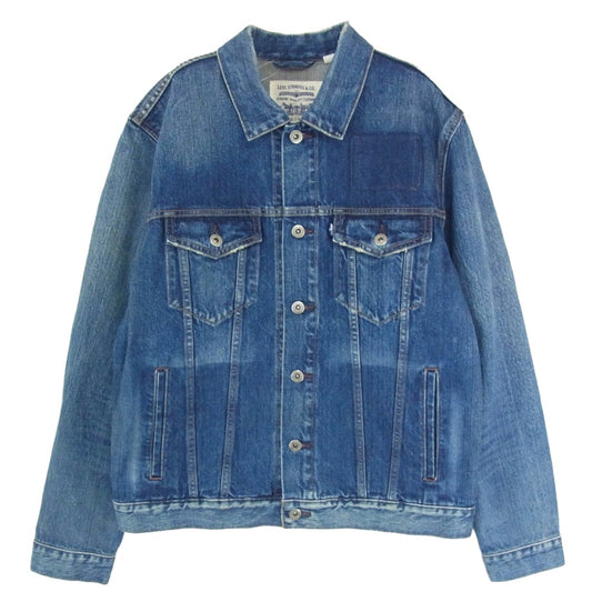 Levi's リーバイス 67485-0019 MADE&CRAFTED TYPE III 加工 デニムトラッカー ジャケット インディゴブルー系 M【中古】