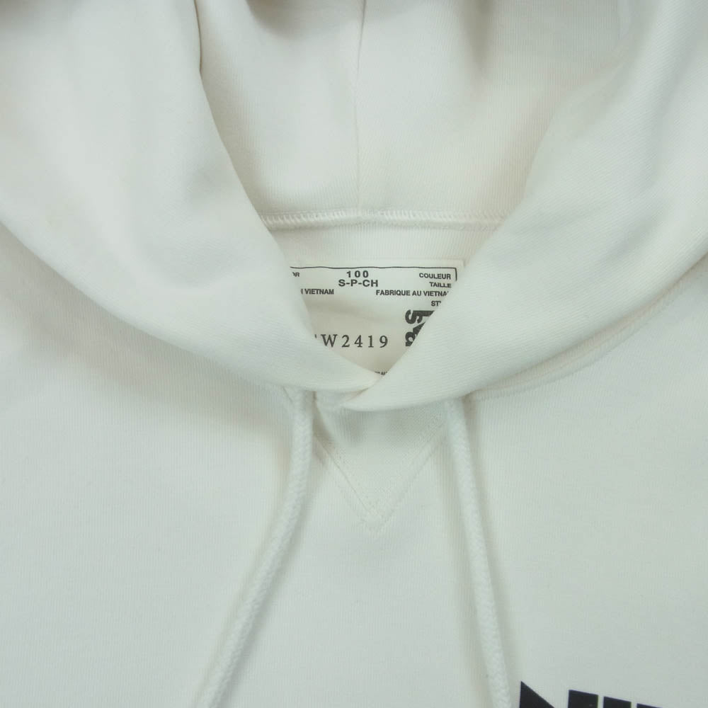 NIKE ナイキ CW2419-100 × SACAI サカイ NRG HOODY フーディ プルオーバー パーカー ホワイト系 S【中古】