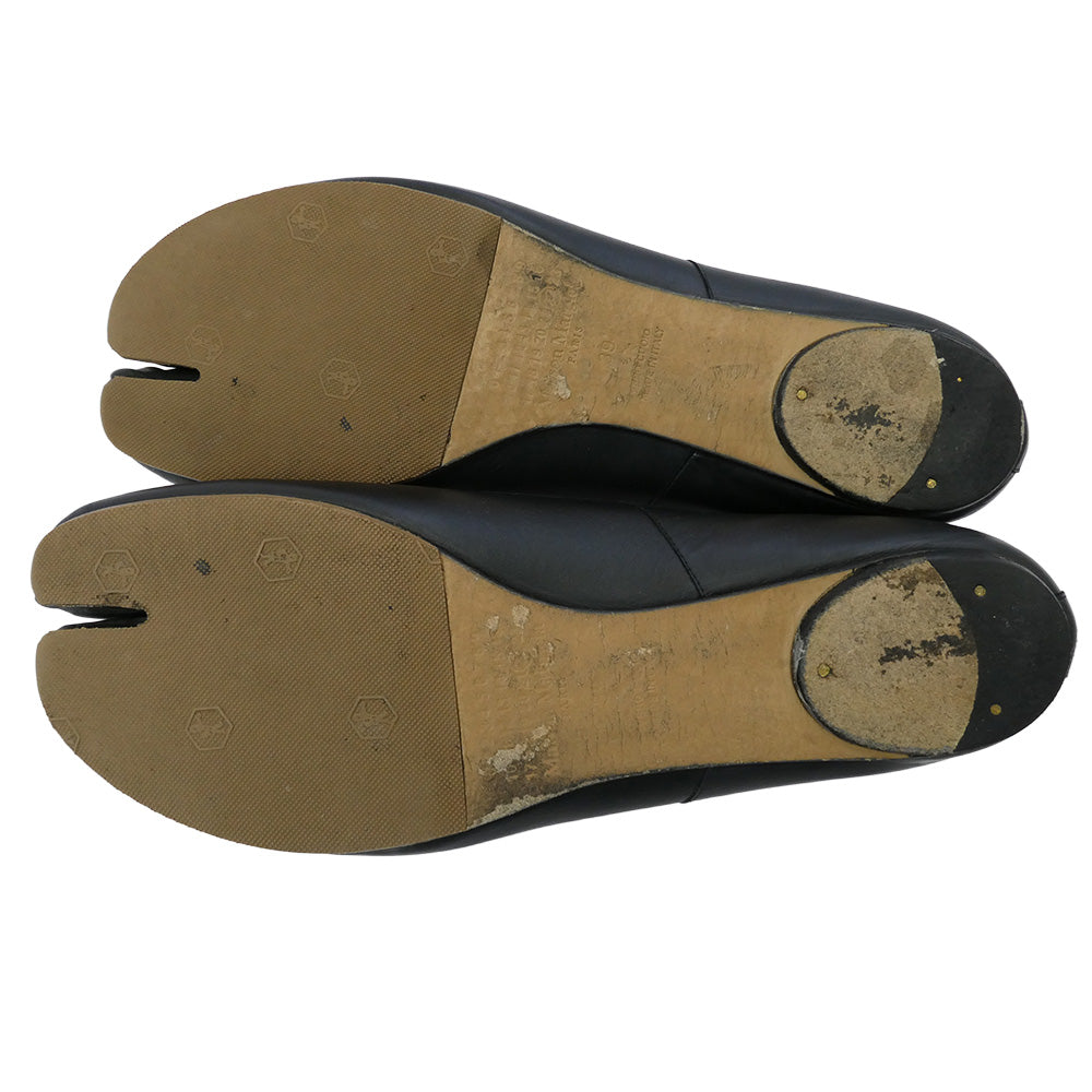 MAISON MARGIELA メゾンマルジェラ S58WZ0042 足袋 バレエ シューズ ブラック系 39【中古】