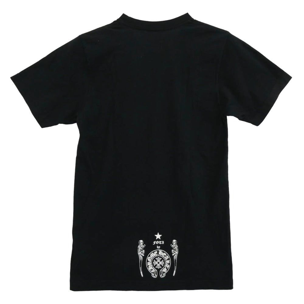 CHROME HEARTS クロムハーツ（原本無） FOTI SKIPPY フォティ スキッピー 半袖Tシャツ ブラック系 S【中古】