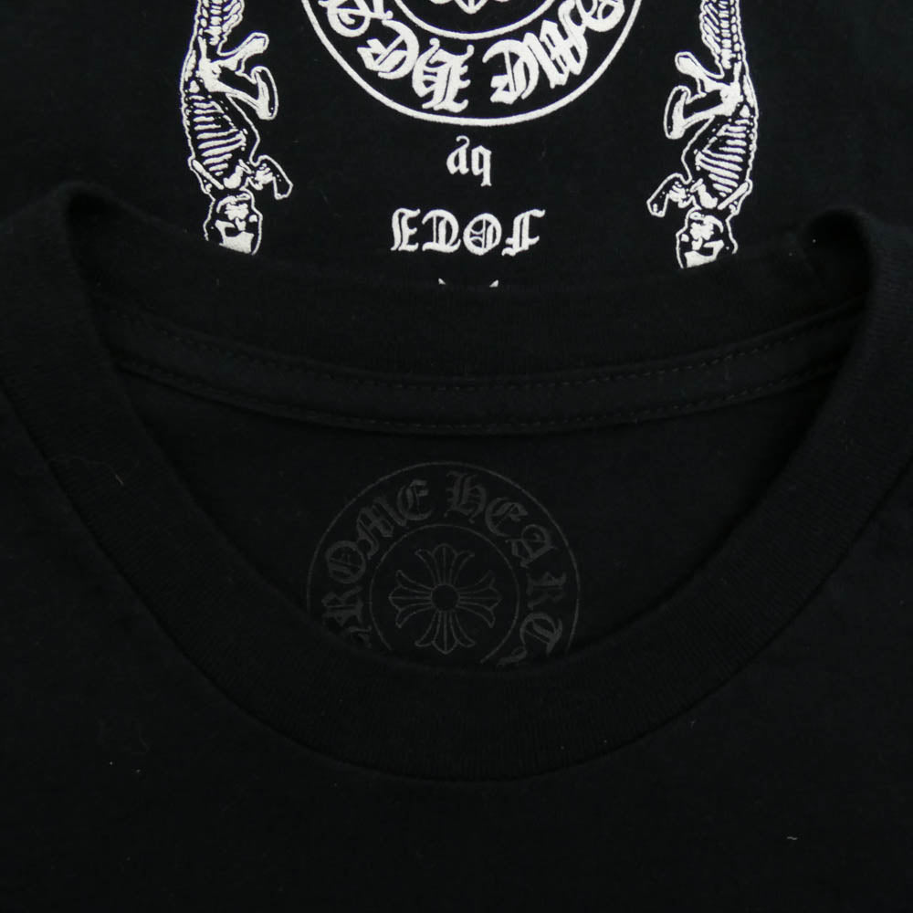 CHROME HEARTS クロムハーツ（原本無） FOTI SKIPPY フォティ スキッピー 半袖Tシャツ ブラック系 S【中古】