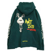 CHROME HEARTS クロムハーツ（原本無） MATTY BOY Anti Dote Zip Up Hoodie マッティボーイ ジップアップ フーディー パーカー グリーン系 M【中古】