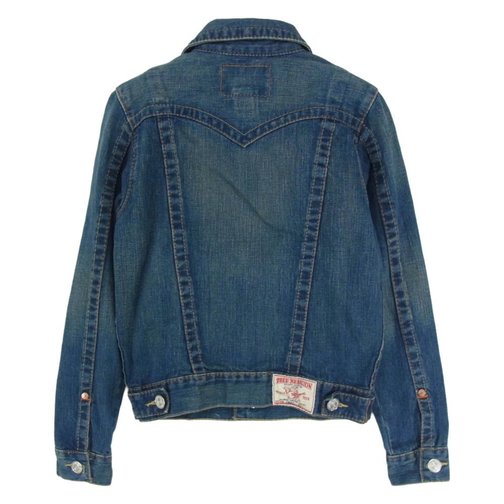 TRUE RELIGION トゥルーレリジョン JIMMY デニムジャケット インディゴブルー系 L【中古】