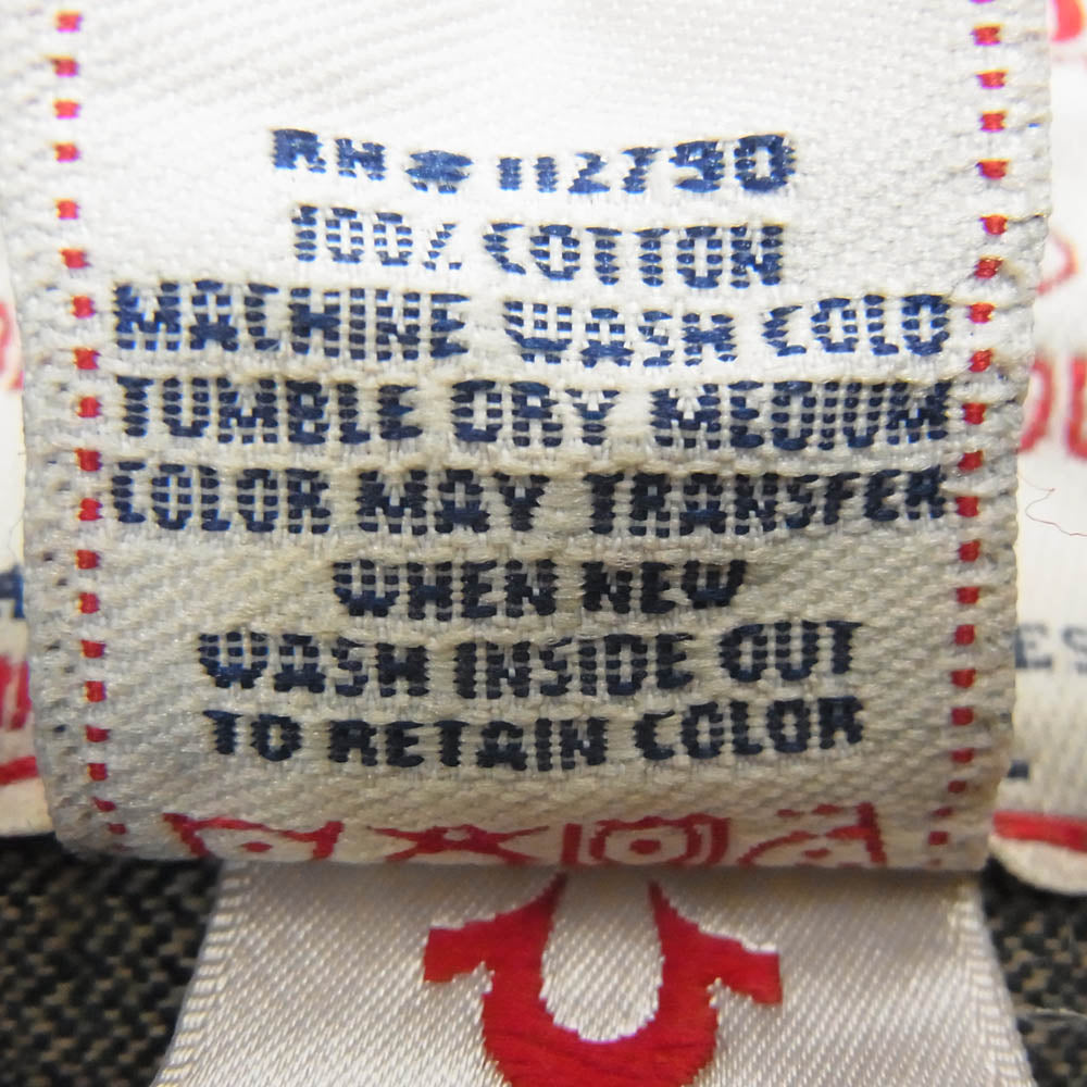 TRUE RELIGION トゥルーレリジョン JIMMY デニムジャケット インディゴブルー系 L【中古】