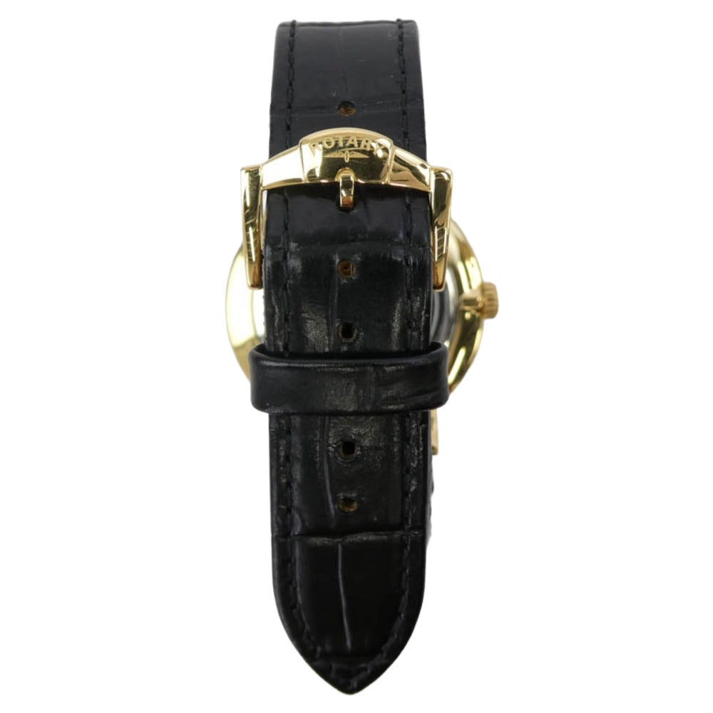 ロータリー スイス製 WINDSOR デイト 腕時計 ブラック系 ゴールド系 表記なし【中古】