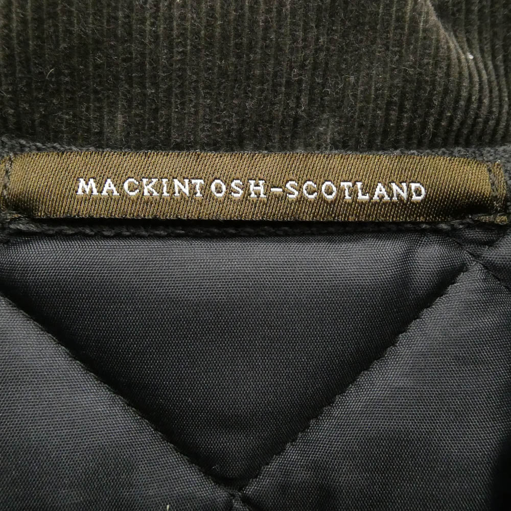 Mackintosh マッキントッシュ スコットランド製 ウール キルティングジャケット ブラウン系 38【中古】