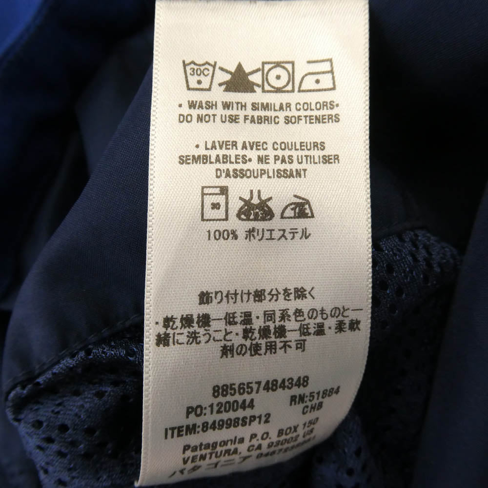 patagonia パタゴニア 84998SP12 STORM JACKET ストーム ジャケット マウンテンパーカー ネイビー系 M【中古】